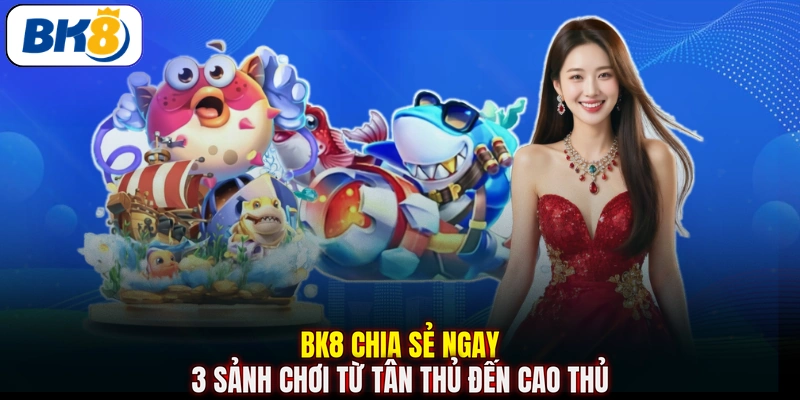 BK8 chia sẻ ngay 3 sảnh chơi từ tân thủ đến cao thủ